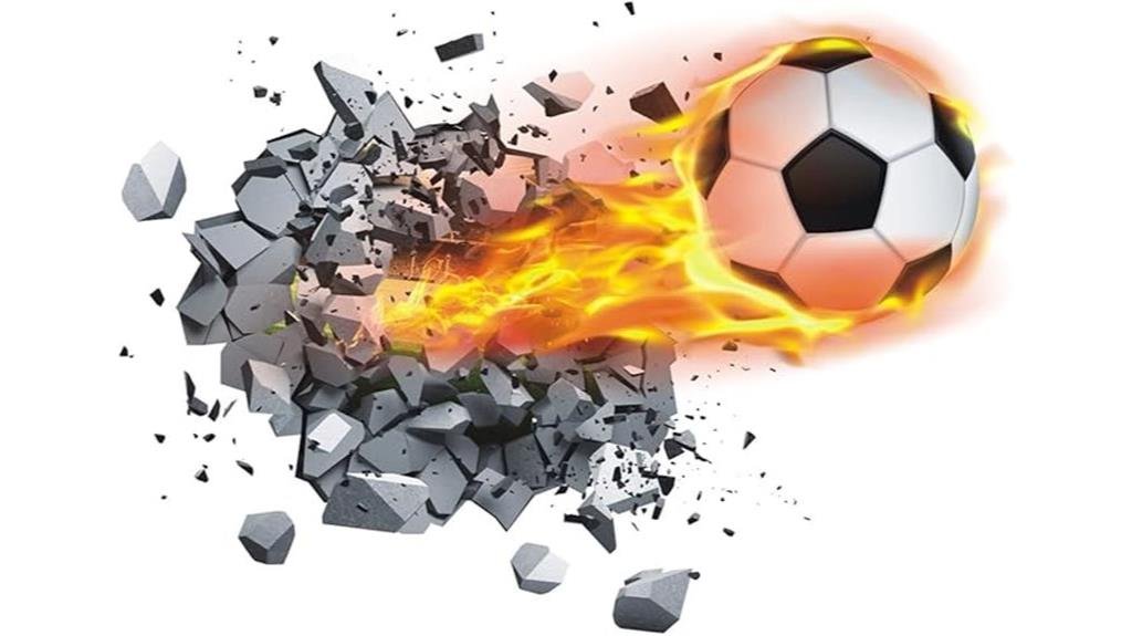3d football stickers for rooms