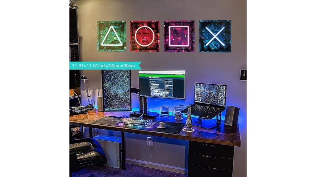 3d gamer wall stickers