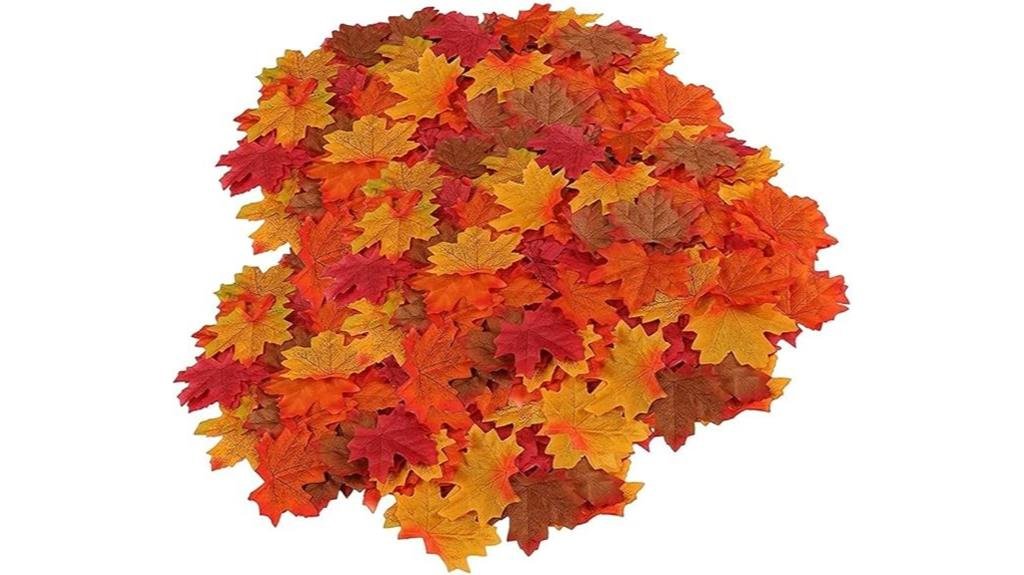 artificial fall leaf decorations