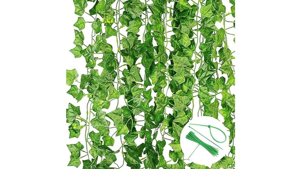 artificial ivy plant decor