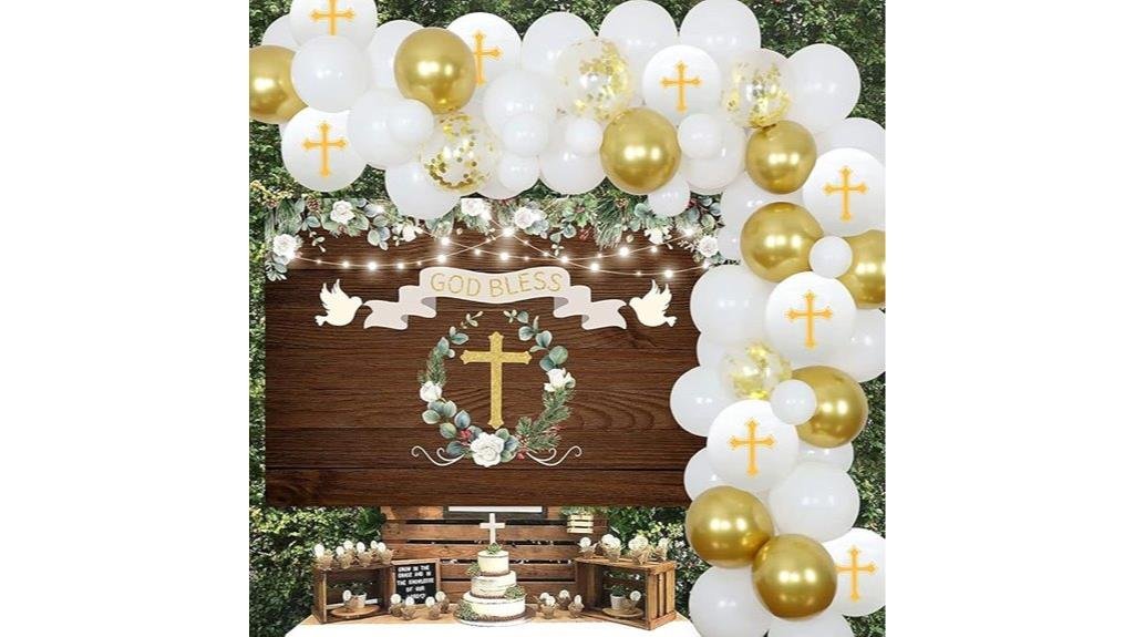 baptism party decoration kit