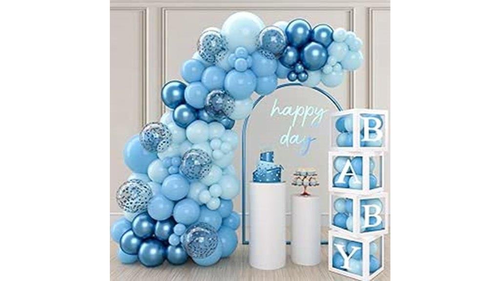 blue baby shower kit