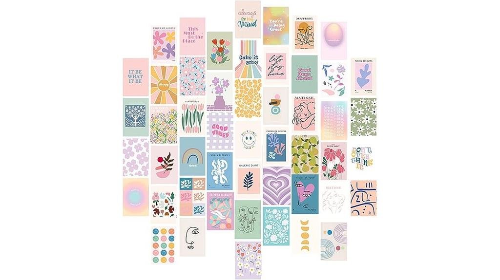 boho wall collage kit