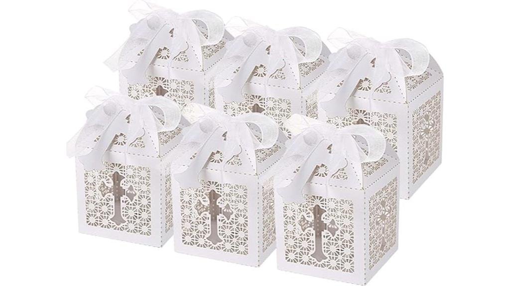 candy boxes with ribbons