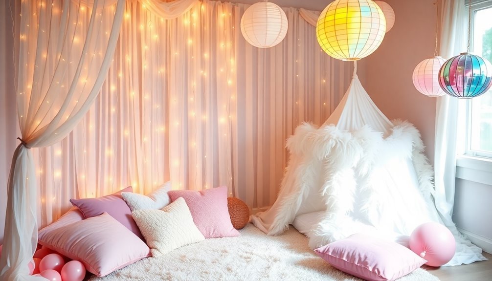 choosing pajama party decorations