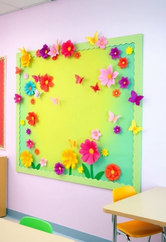 colorful bulletin boards