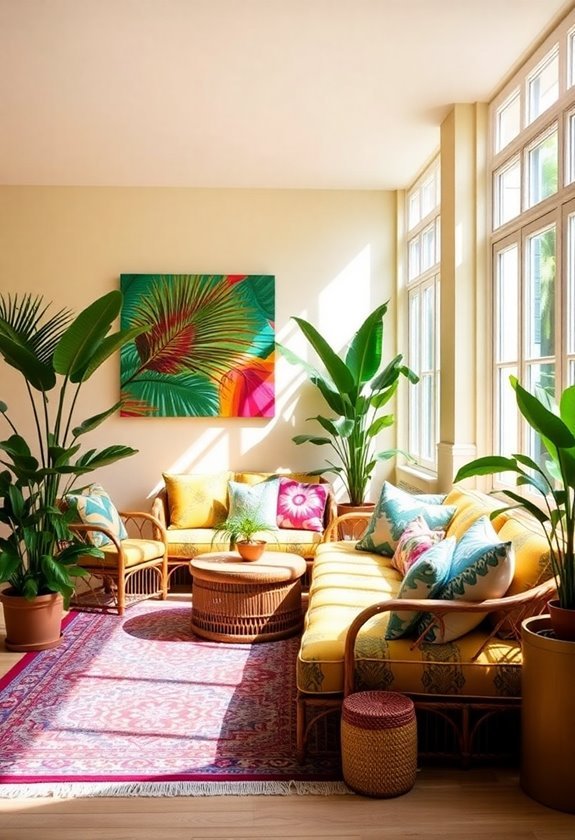 colorful summer youthful decor
