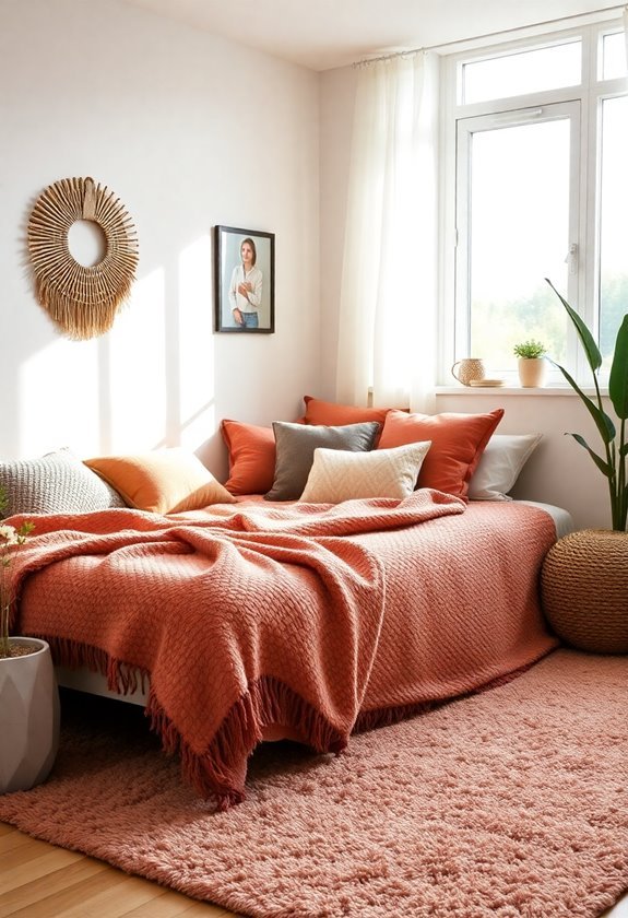 cozy textiles and rugs