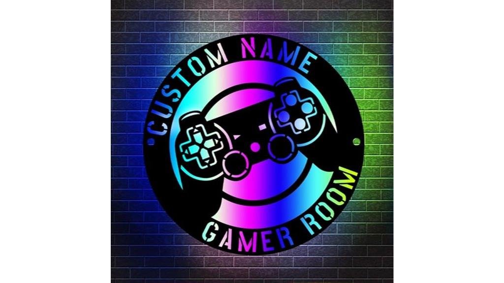 customized wooden name lamp