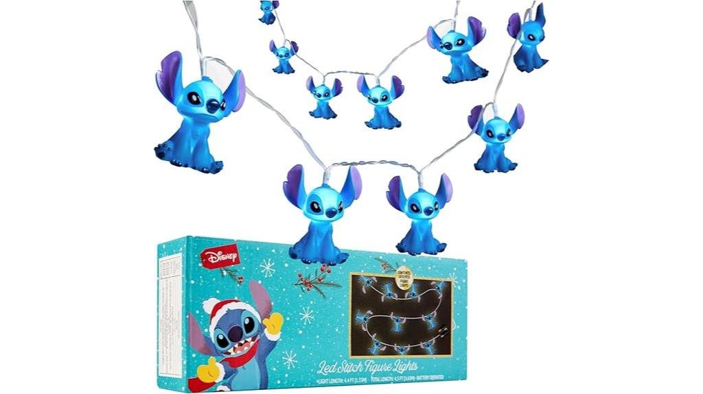 disney stitch led garland lights