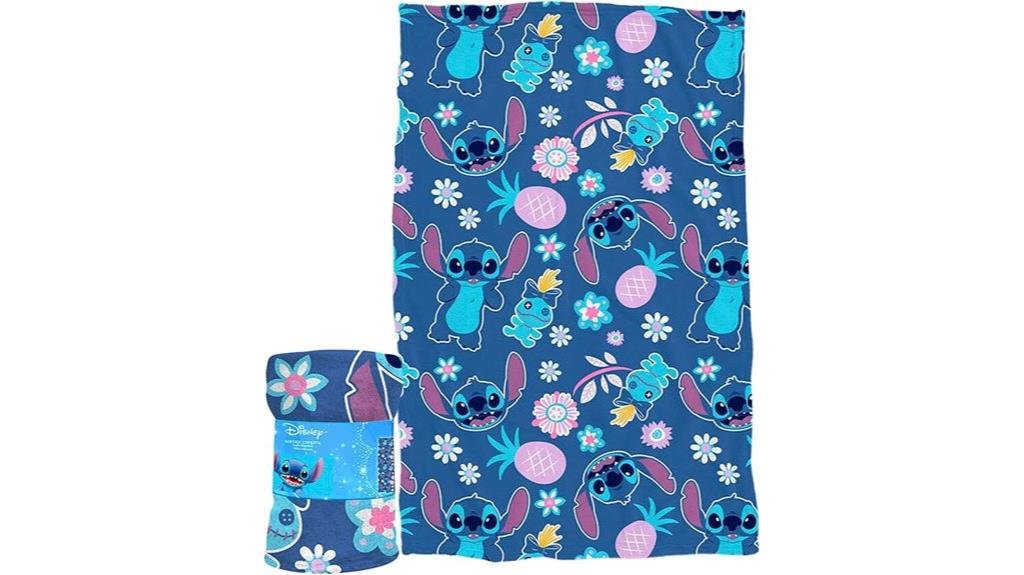 disney stitch soft fleece