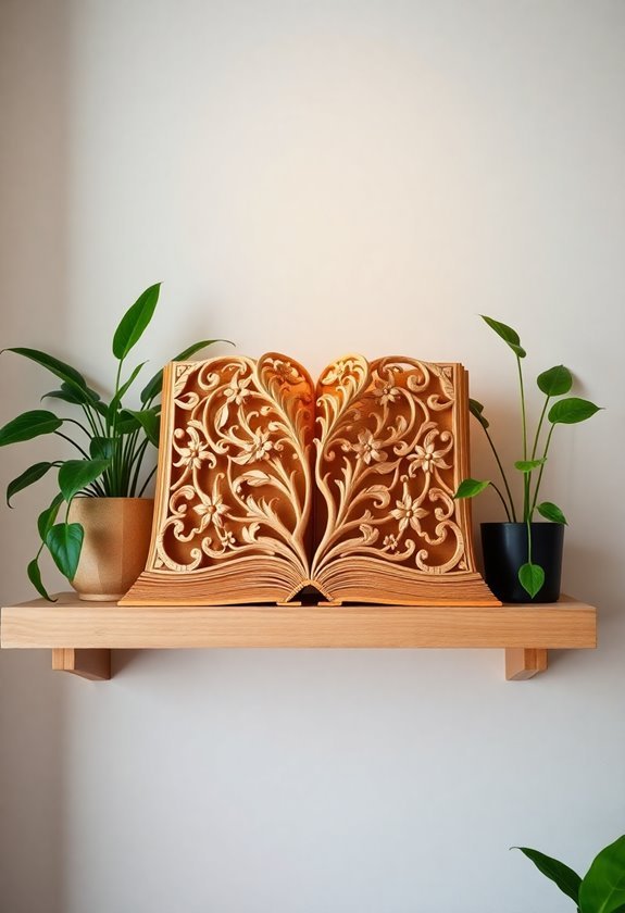 diy book sculptures ideas