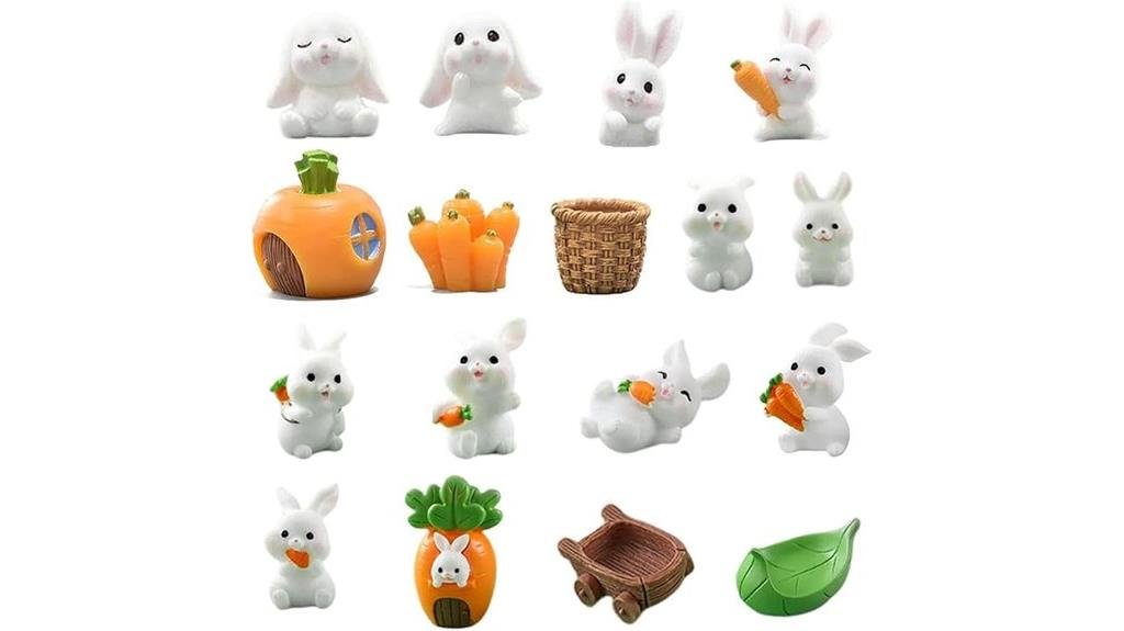 easter bunny decoration set