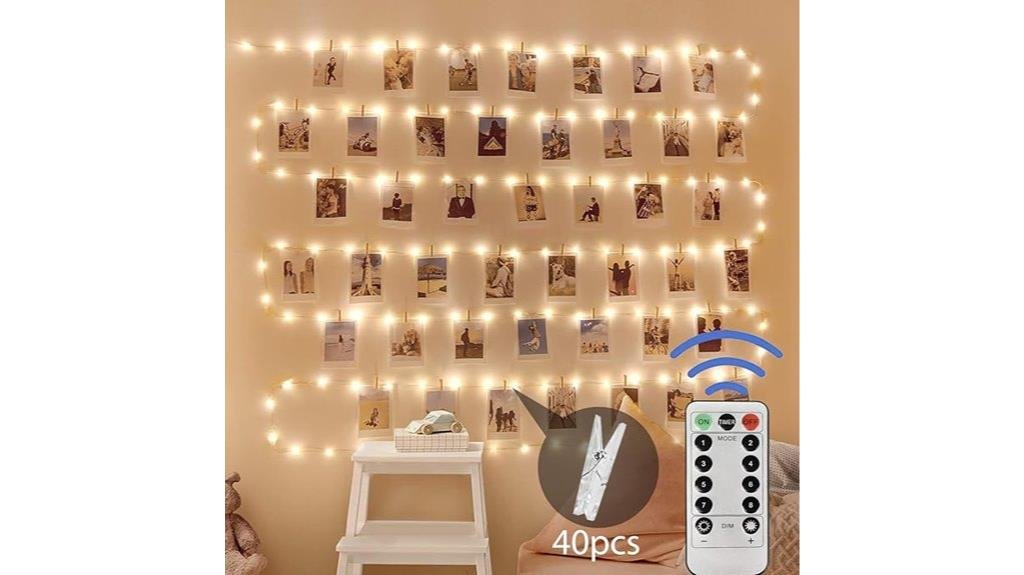 fairy lights photo clips