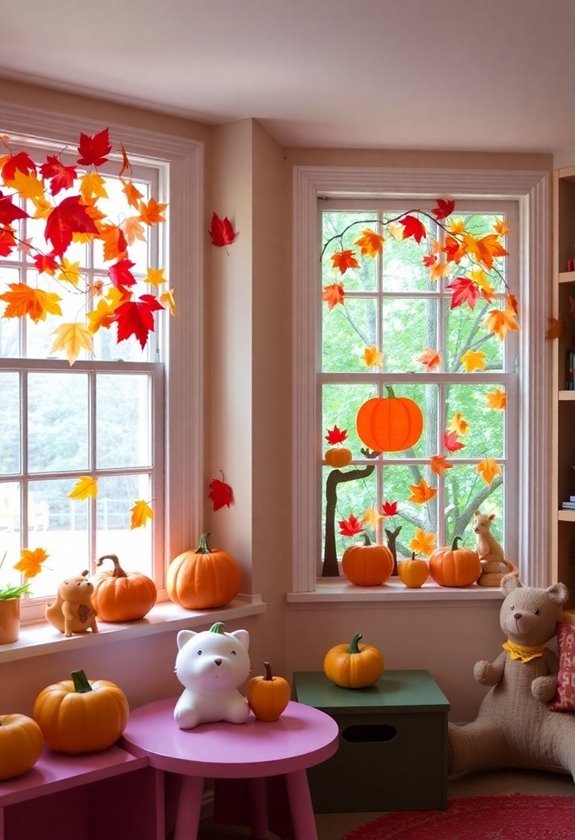festive decorations for windows