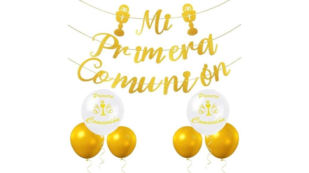 first communion decoration set