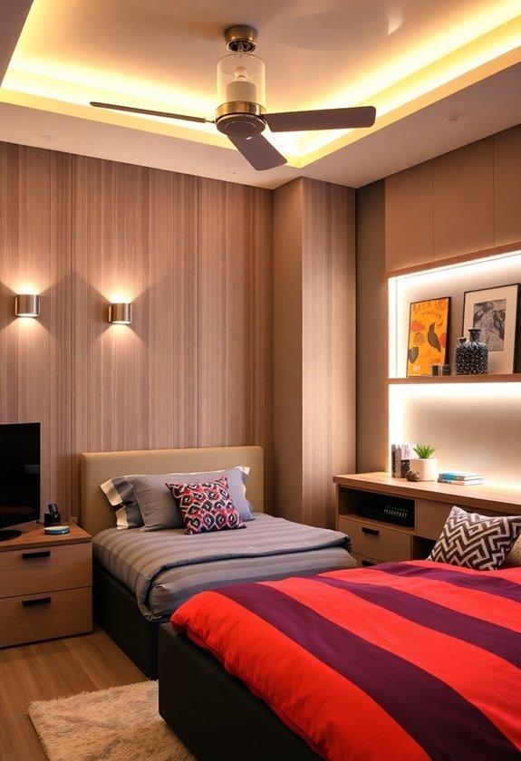 flexible lighting options available