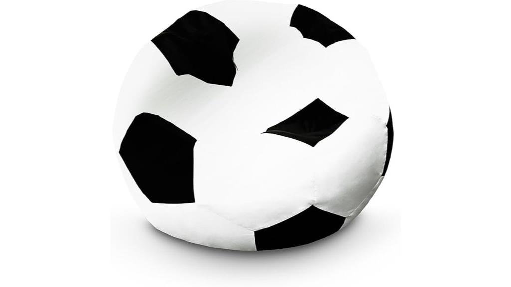 football shaped bean bag chair