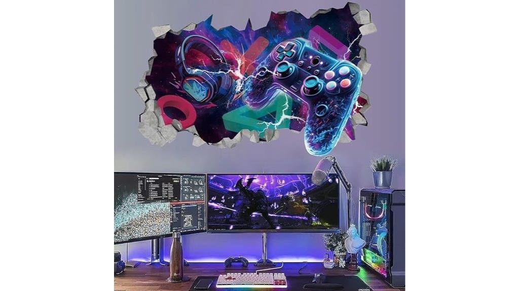game art posters stickers