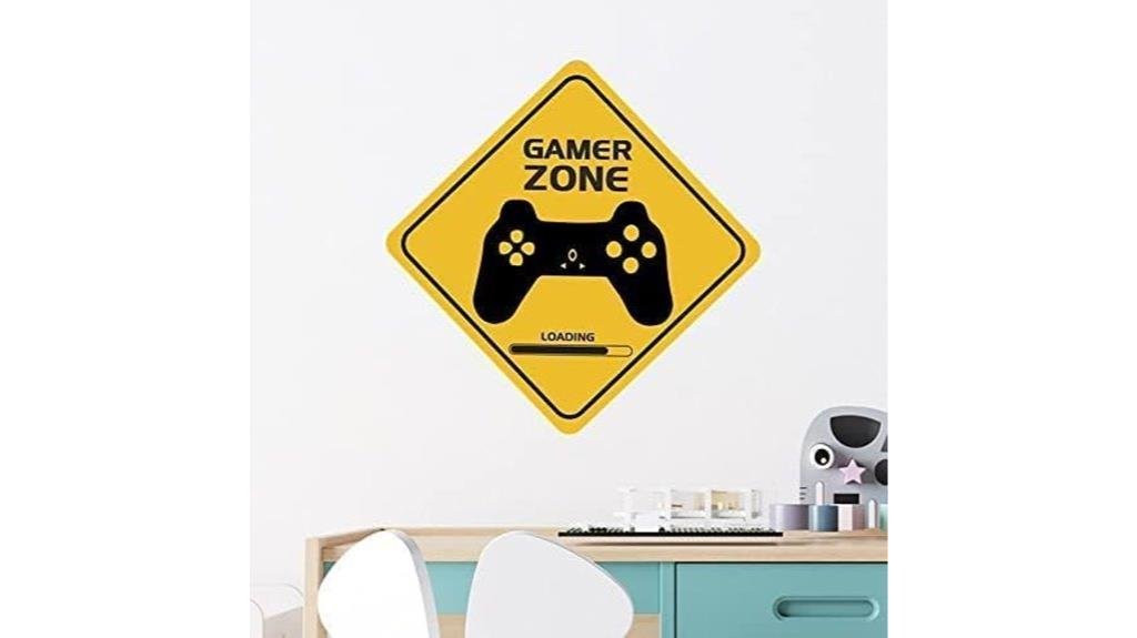 gamer home decor stickers