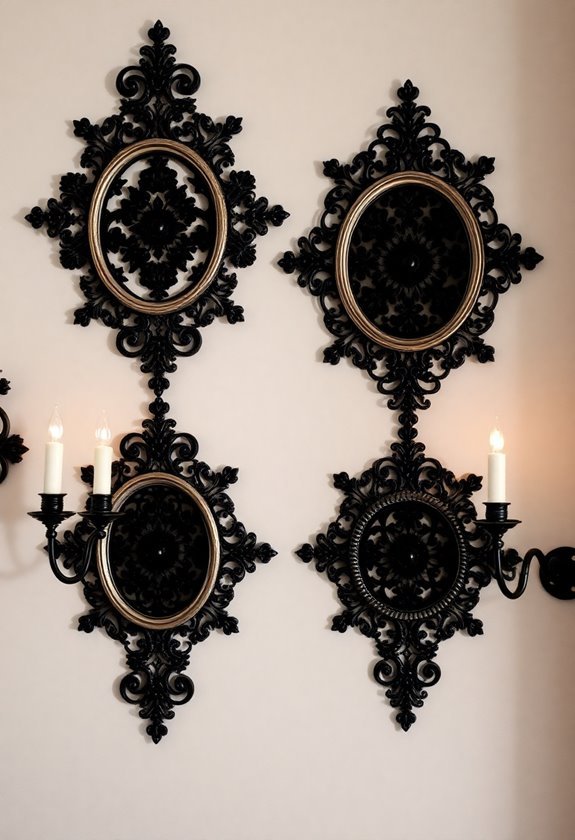 gothic wall fabrics
