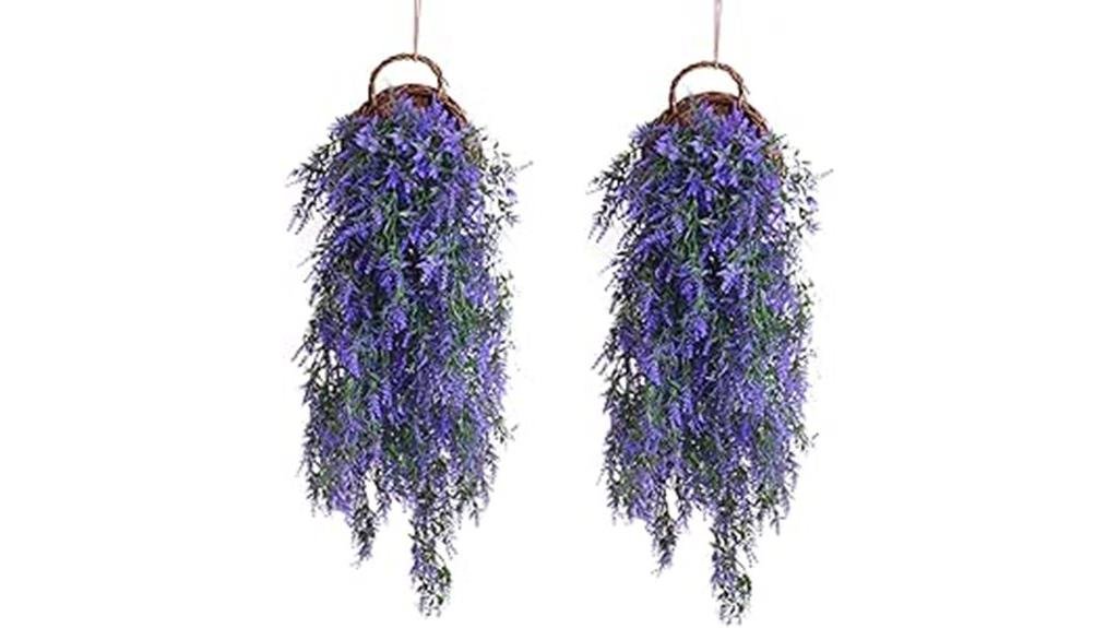hanging artificial plant decor