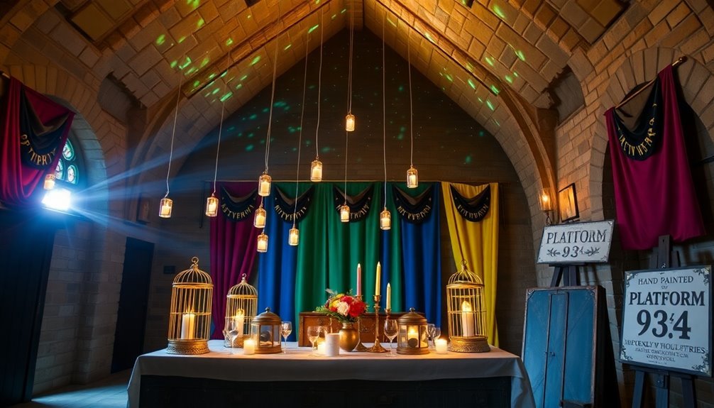 harry potter themed decor