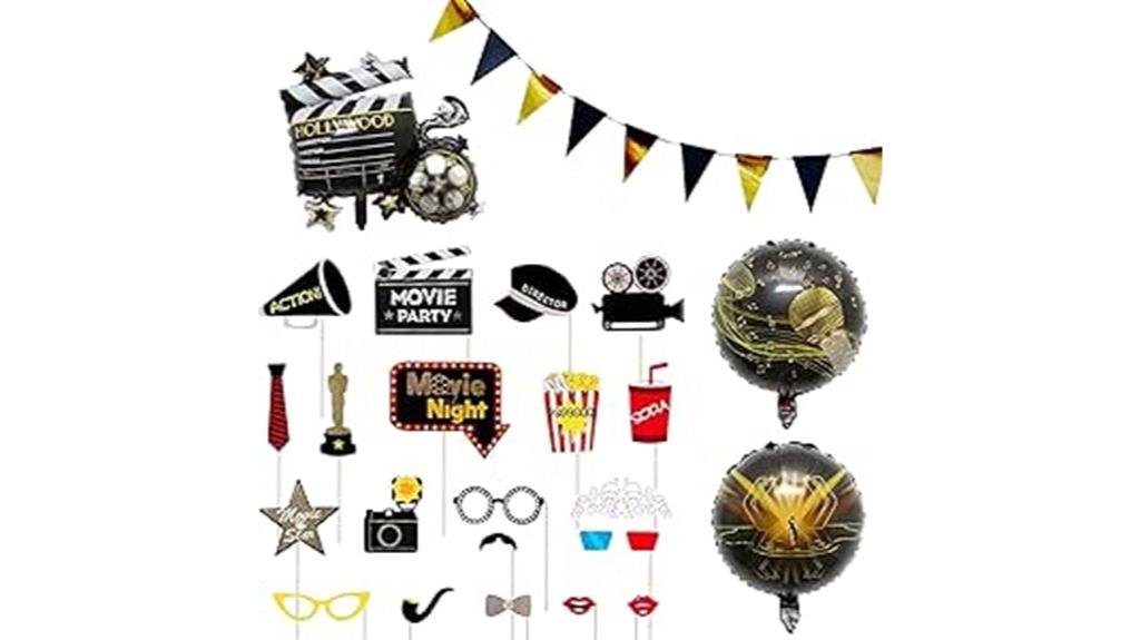 hollywood themed party decorations