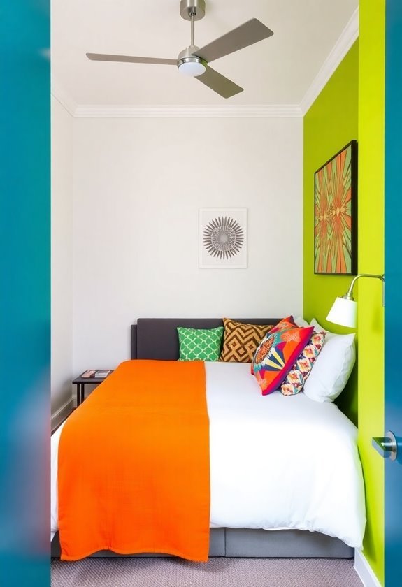 incorporate bright colors