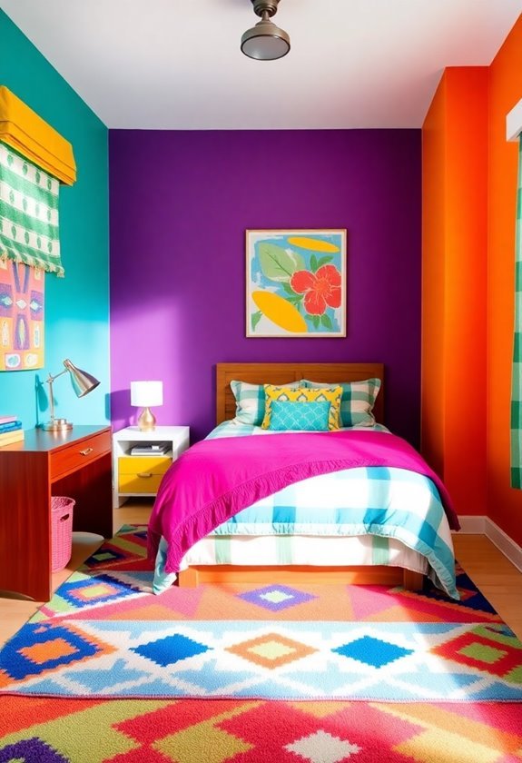 incorporate bright colors