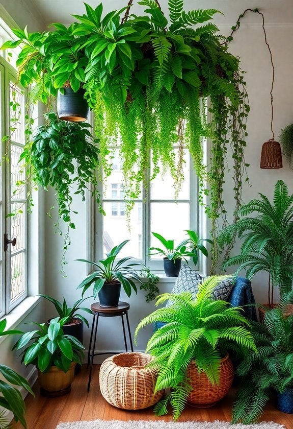 indoor plants and greenery