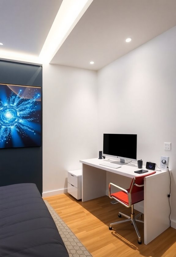 integrated spaces with technology