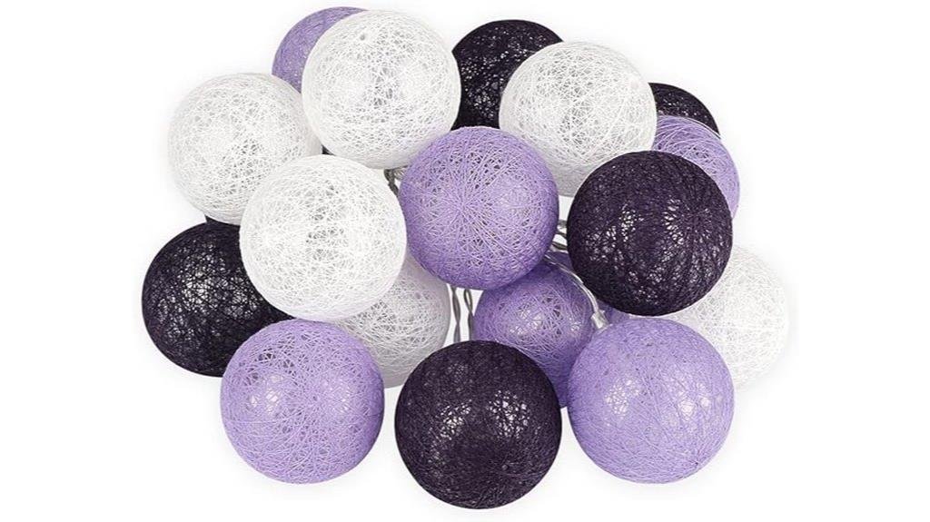 interior cotton ball lights