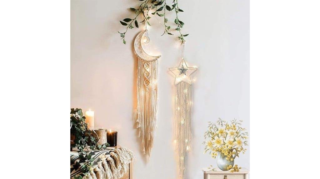 led dreamcatcher wall decor