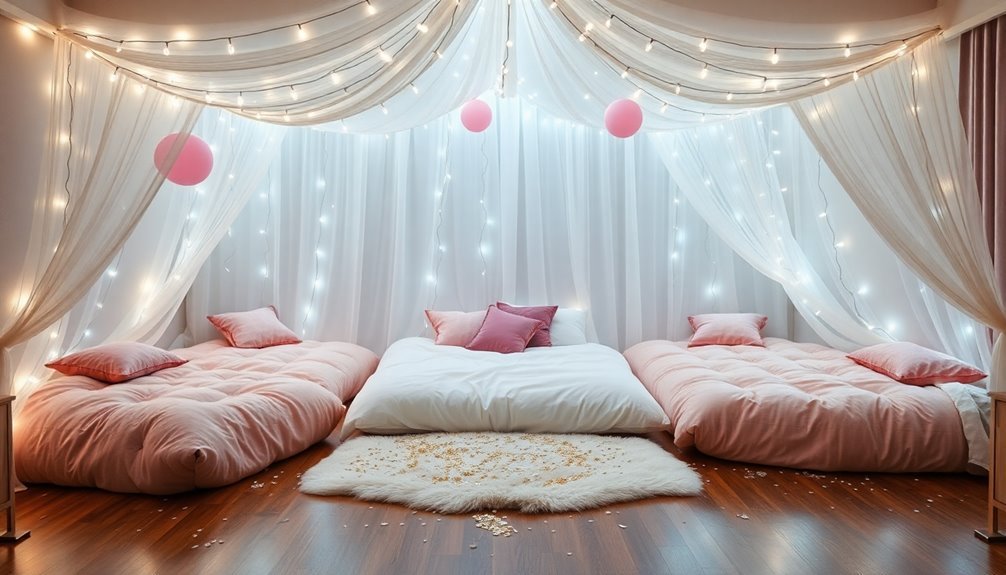 magical sleepover party decor