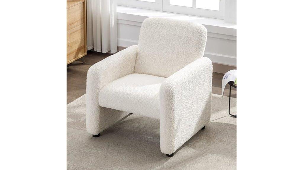modern white relax chair