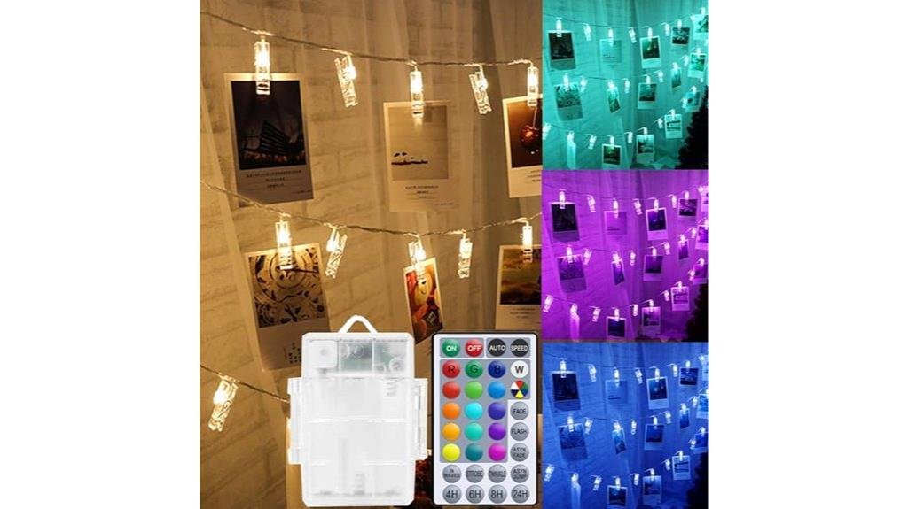 multicolor led string lights