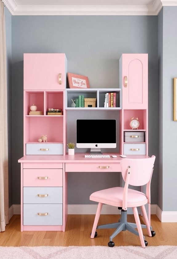 multifunctional desks and chairs