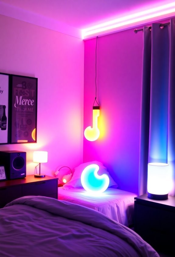 musical lighting experience