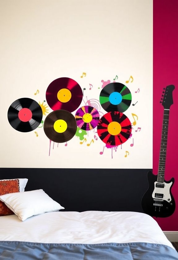 musical themed wall art