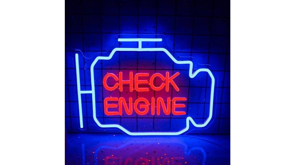 neon engine check light