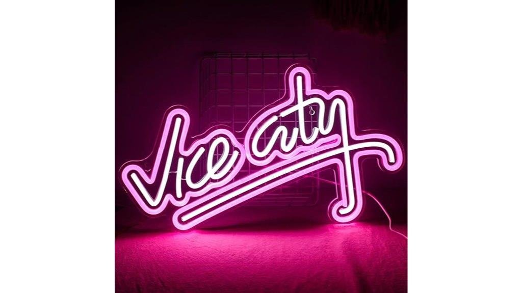 neon led letter decor