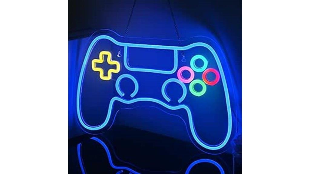 neon sign for gamers