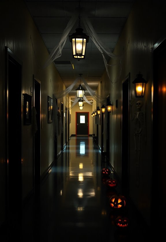 organizing spooky activities