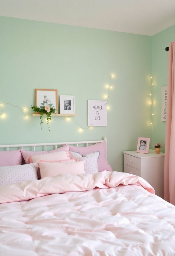 pastel color palettes selection