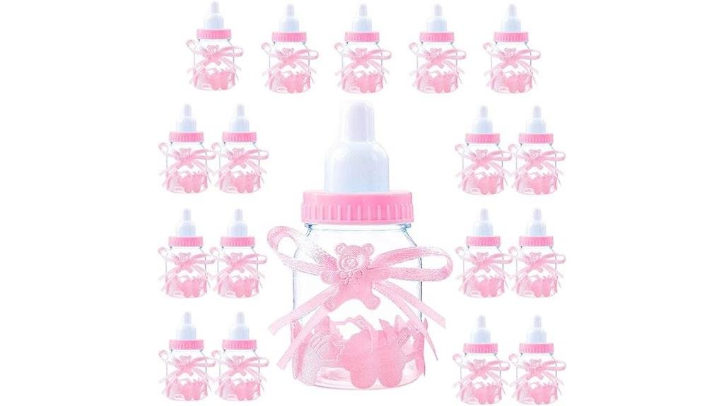 pink baby shower decorations