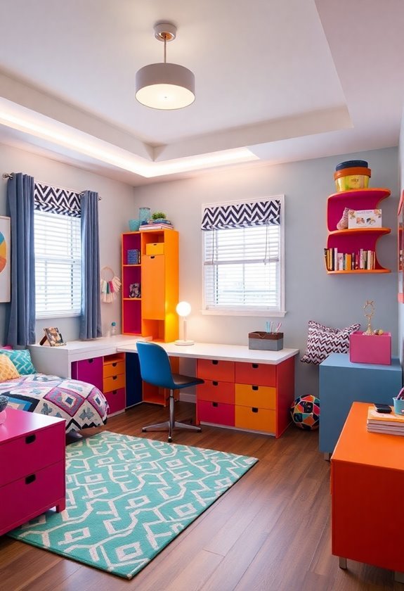 playful and stylish decor
