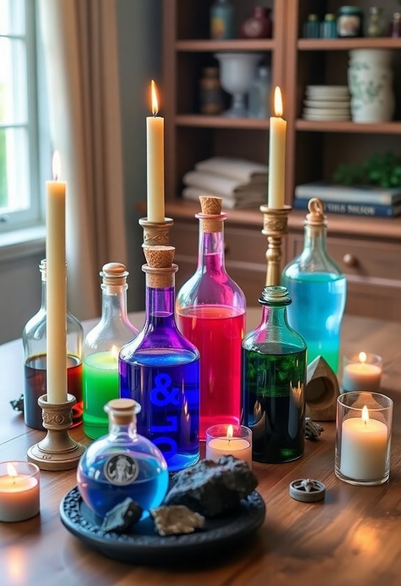 potion bottle exhibitions display