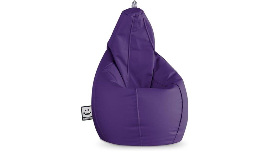 purple synthetic leather interior