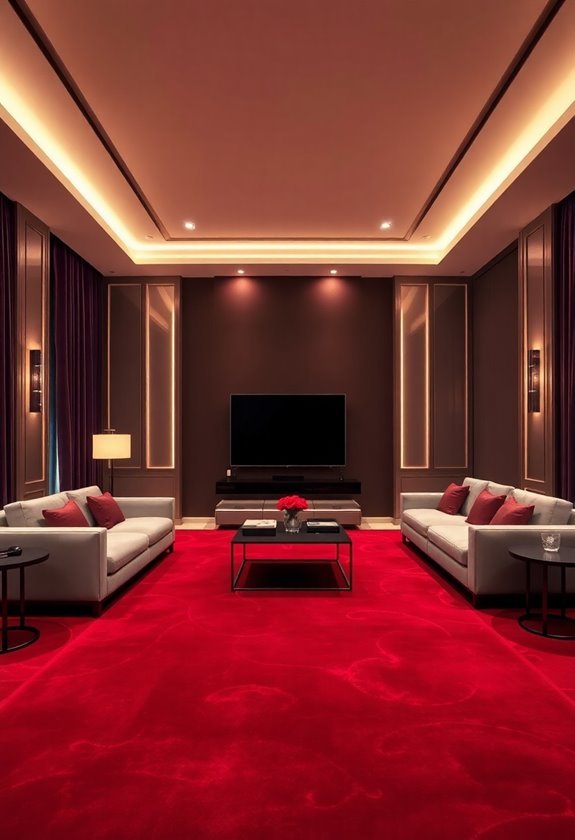 red carpet flooring styles